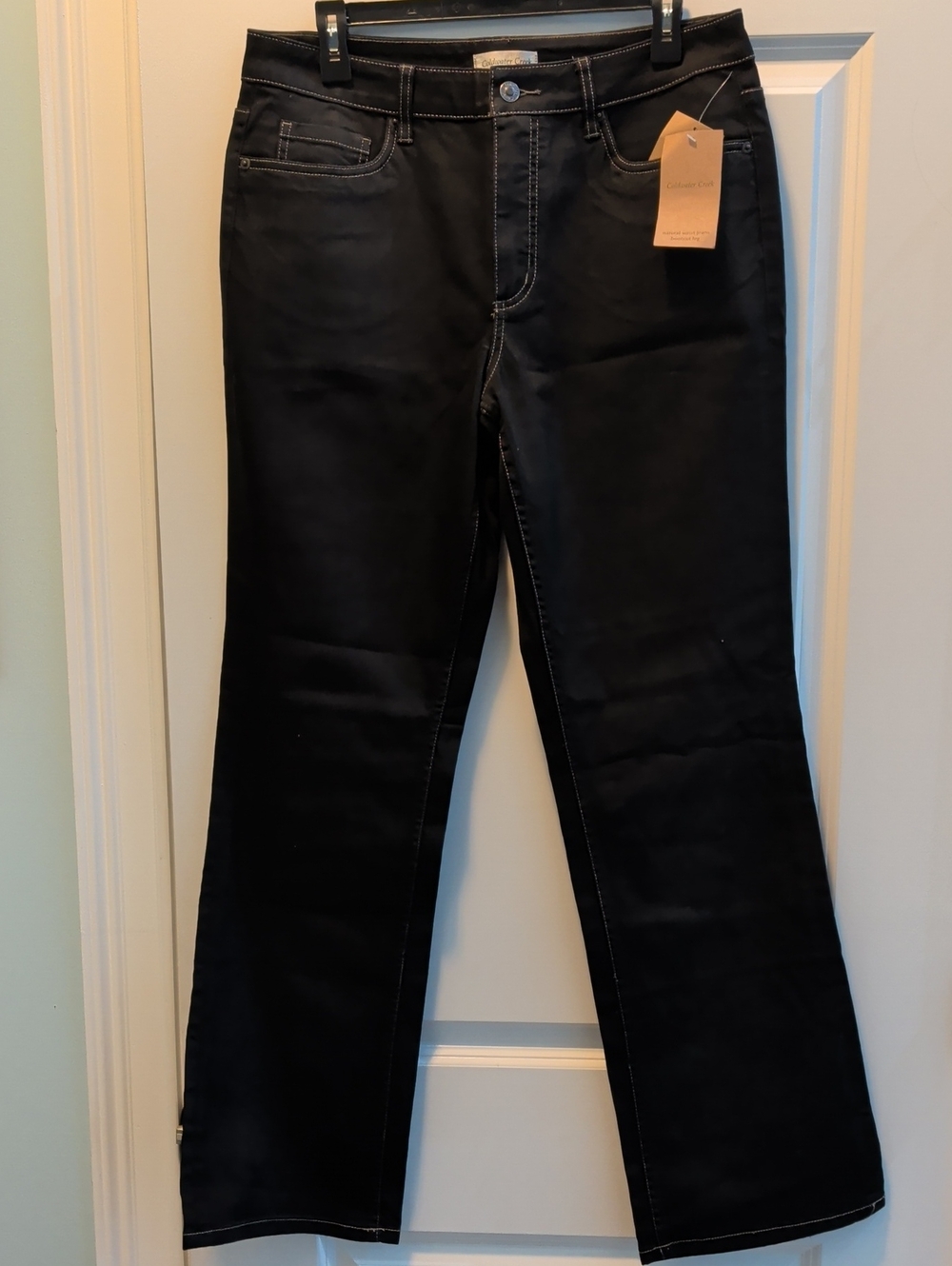 Coldwater Creek Black Boot Cut Pants